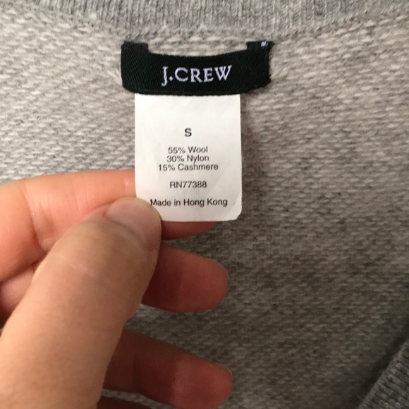 JCrew grey elegant sparkle cardigan sweater S - Picture 2 of 6